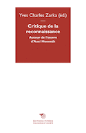 Critique de la reconnaissance : autour d´axel honneth